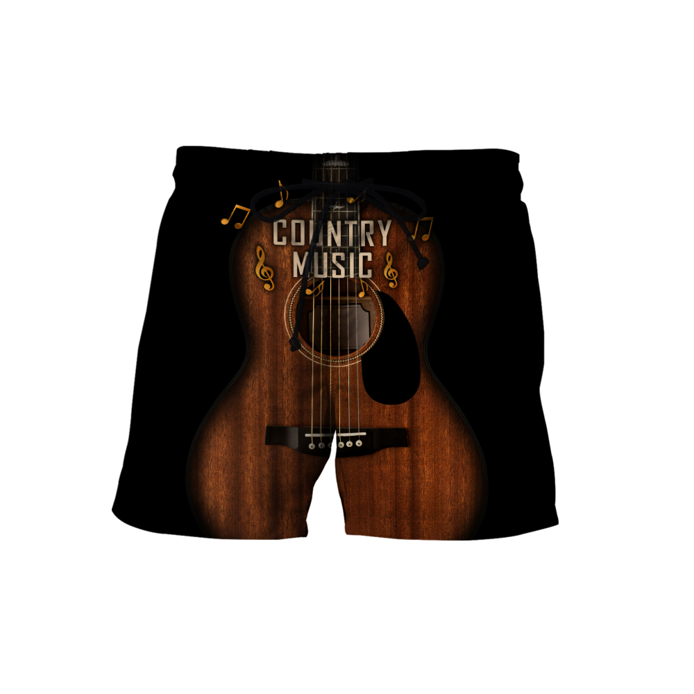 Country Music Guitar Musical Instrument 3D All Over Printed Shirts For Men And Women