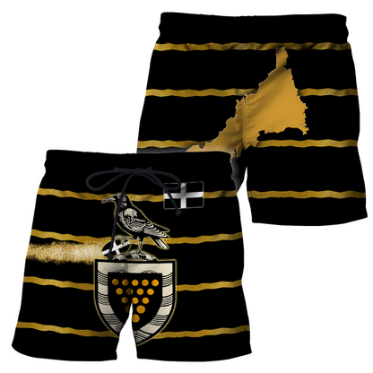Premium 3D Printed Unisex Cornwall Rugby Shirts MEI