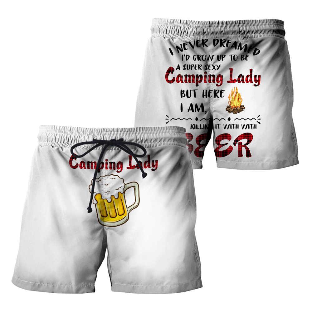 3D All Over Printed Camping  Lady Unisex Shirts SN01022103 Custom Name XT