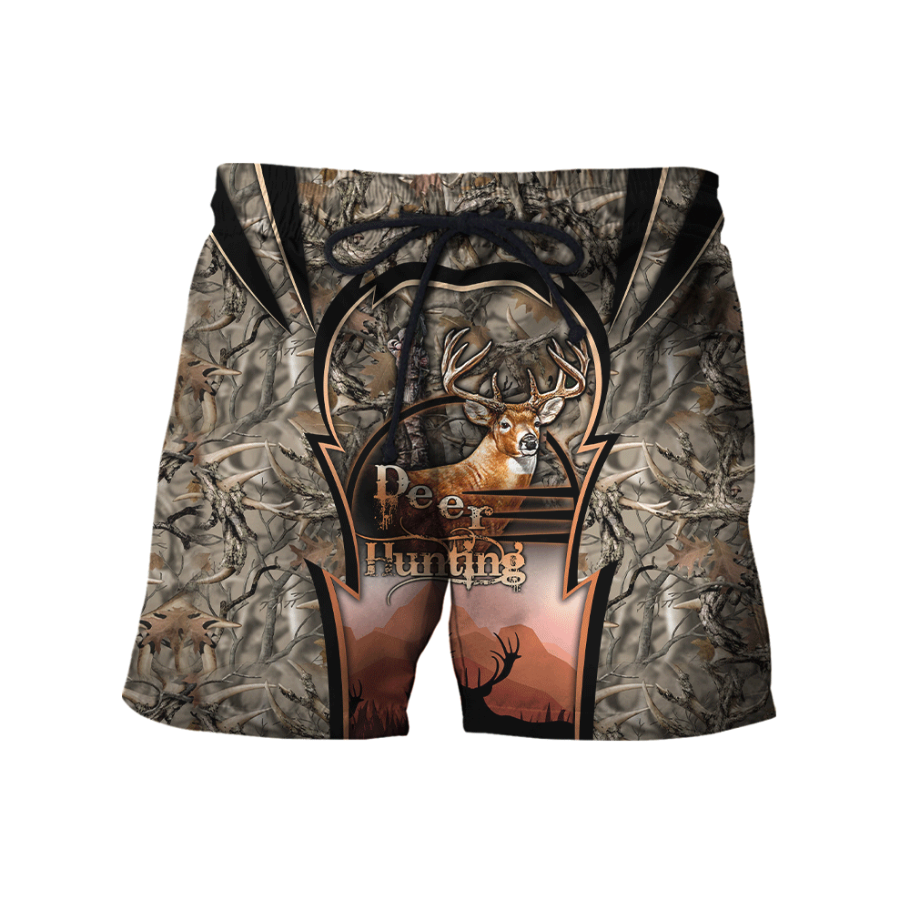 Deer Hunting Persionalized Name 3D All Over Printed Shirts