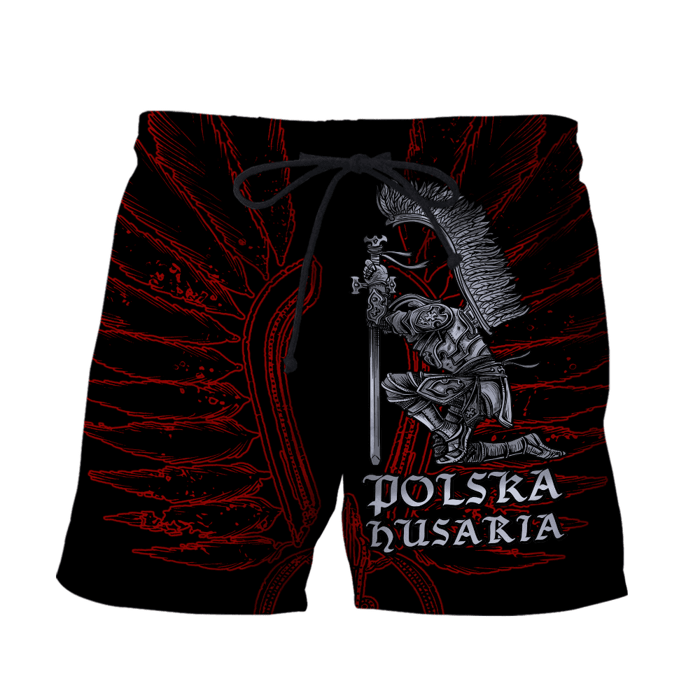 Premium Hussars Red Polska Husaria Custom name 3D Printed Shirts