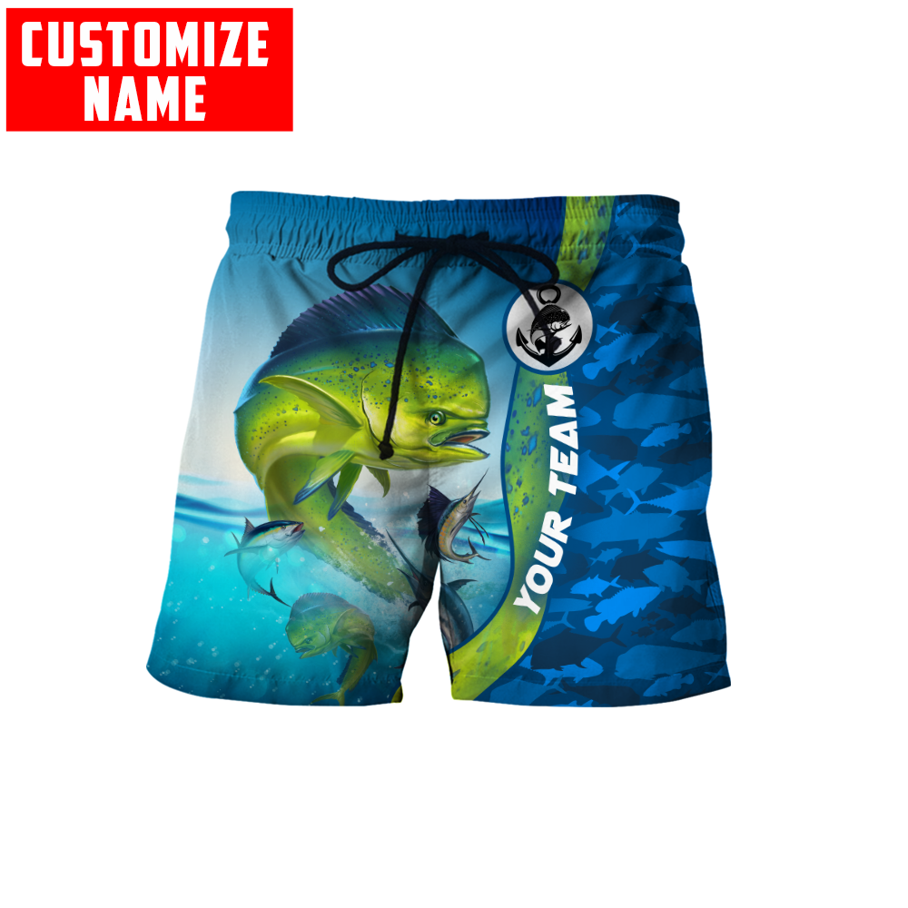 Custom name Mahi mahi fishing Team Billfish 3D Design Printed Shirts