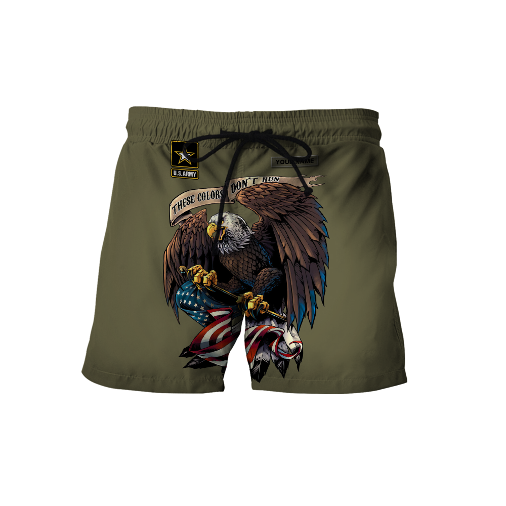 Custom name US Army Veteran Basic Eagle 3d printed shirts Proud Military DQB21052101