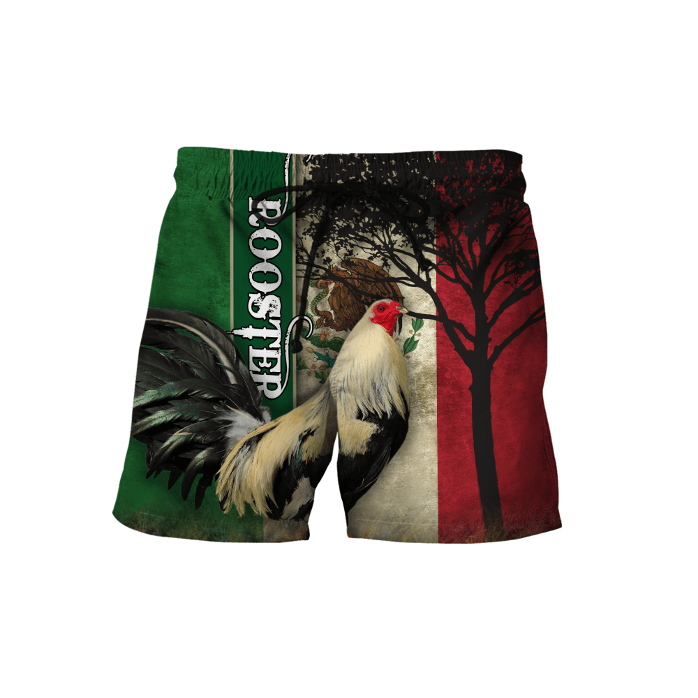 Personalized Name Rooster Mexico 3D All Over Printed Hoodie