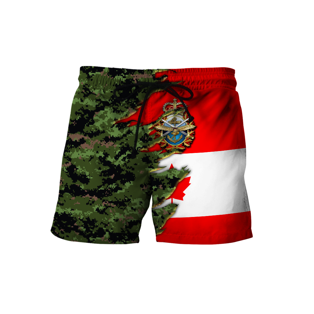 Canadian Armed Forces Veteran 3D All Over Printed Shirts MH13032103
