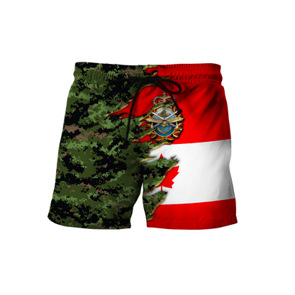 Canadian Armed Forces Veteran 3D All Over Printed Shirts MH13032103