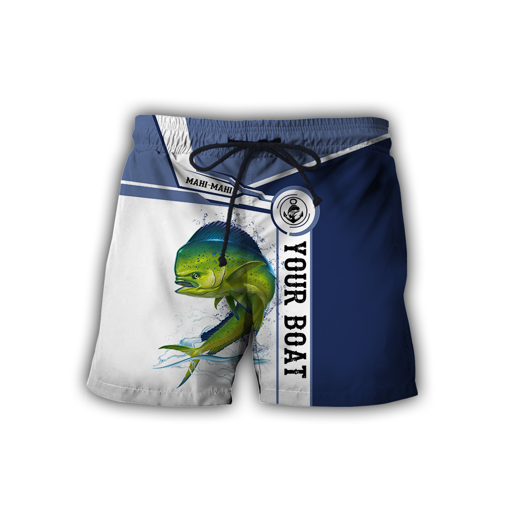 Custom name Mahi-mahi fishing Catch and Release 3D Design print shirts