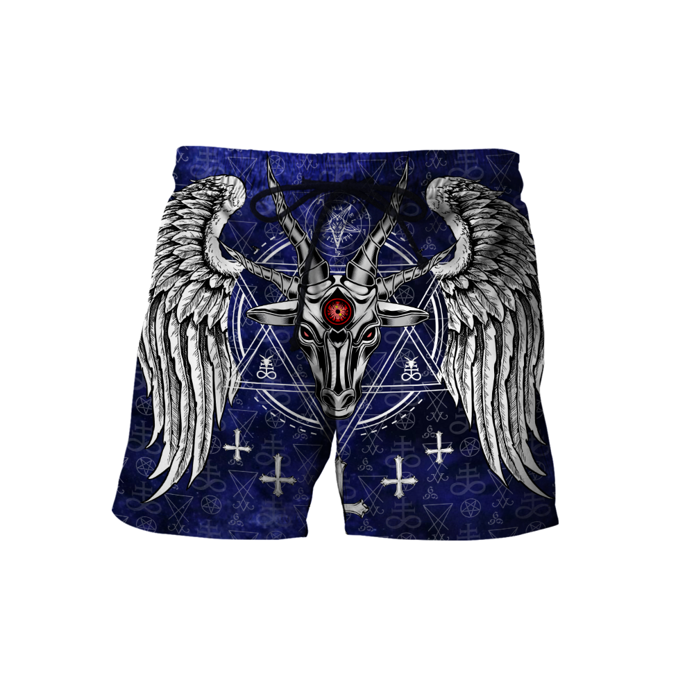 3D All Over Printed Satanic Blue Unisex Shirts XT