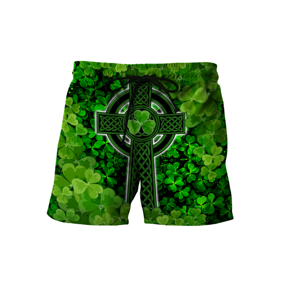 Premium Unisex Hoodie Irish St.Patrick Celtic Knot And Celtic Cross ML