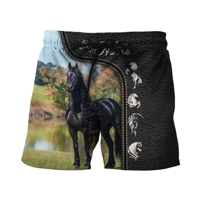 Personalized Name Premium Horse 3D All Over Printed Unisex Shirts CB