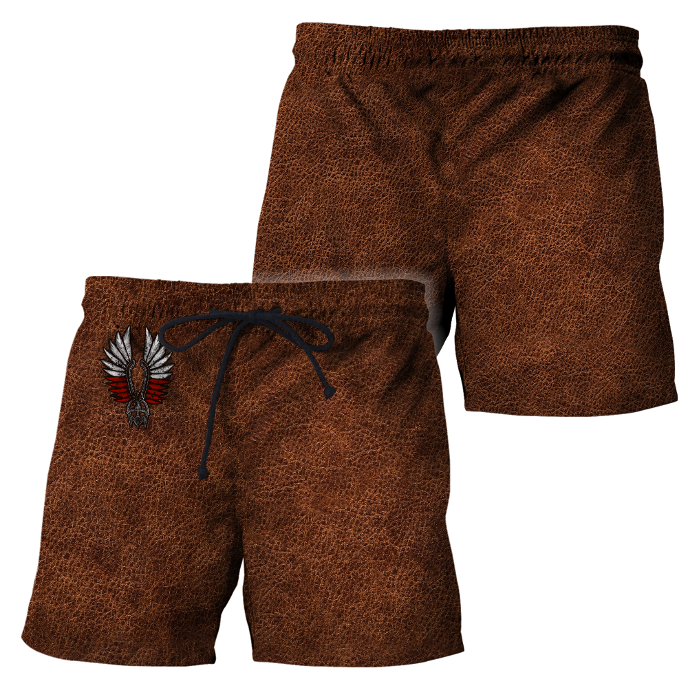 Premium Winged Hussars Leather Pattern Custom name 3D Printed Shirts