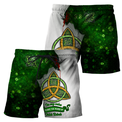 Premium Unisex Hoodie Irish St.Patrick Jesus Irish Rebel In My Vain ML