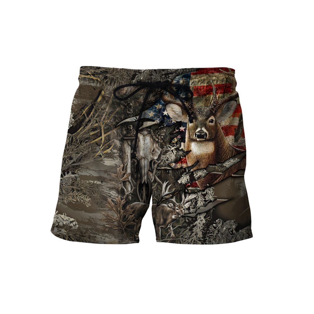 Deer Hunting Personalized Name 3D All Over Printed Shirts MH20052103