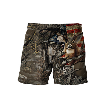 Deer Hunting Personalized Name 3D All Over Printed Shirts MH20052103