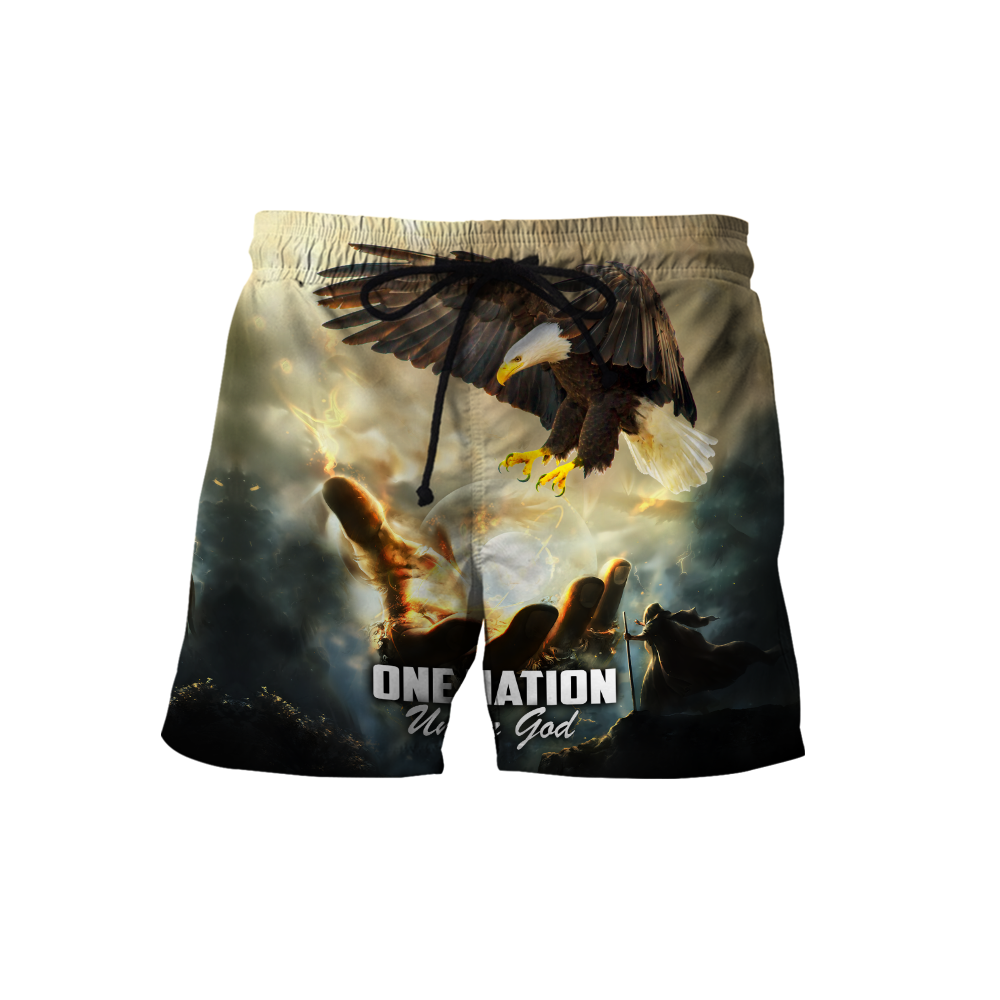 One Nation Under God  3D All Over Printed Unisex Shirts