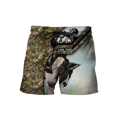 Cow 3d hoodie shirt for men and women DD11172002