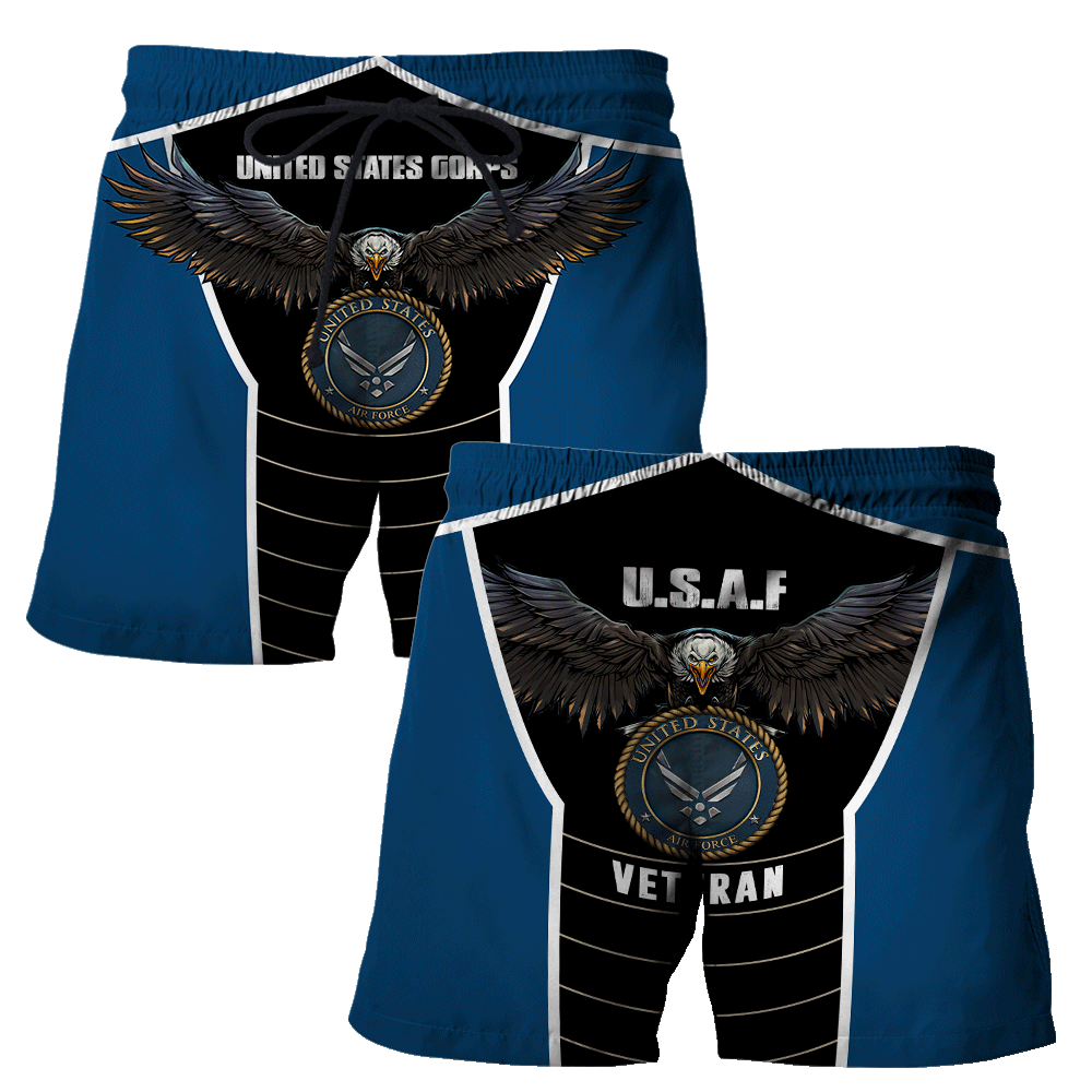 U.S Airforce veteran Eagle Pride design 3d print shirts VP21012101