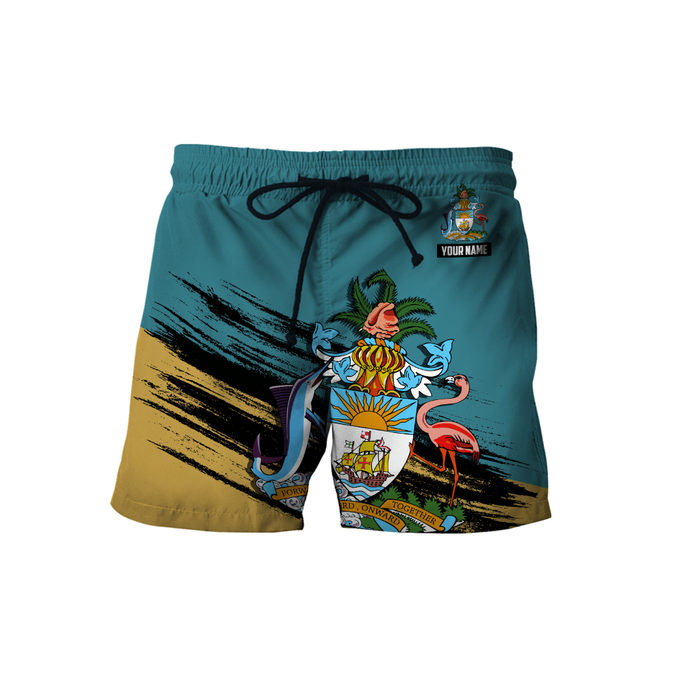 Customize 3D All Over Printed Bahamas for men