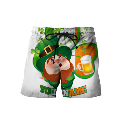 Irish 3D All Over Printed Unisex Shirts Saint Patrick's Day White Ver