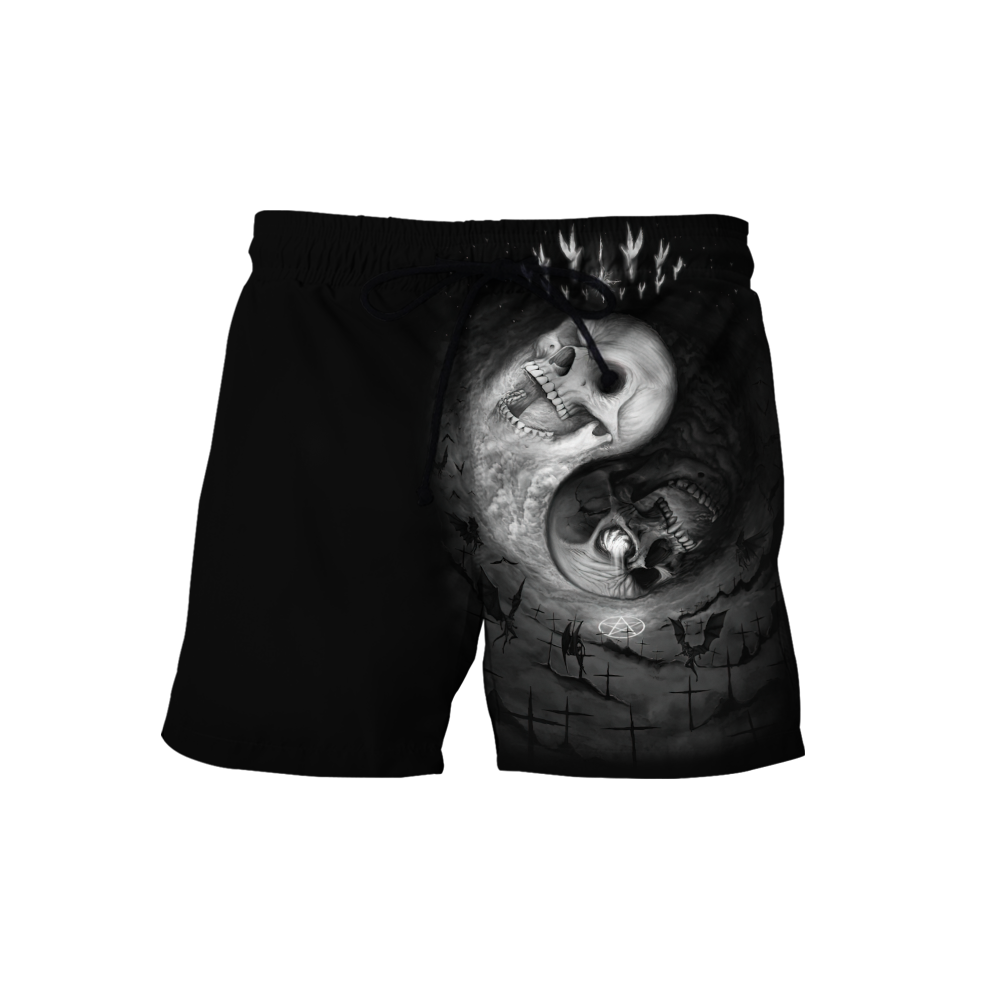 Yin Yang Skull Hoodie For Men And Women MH25012102