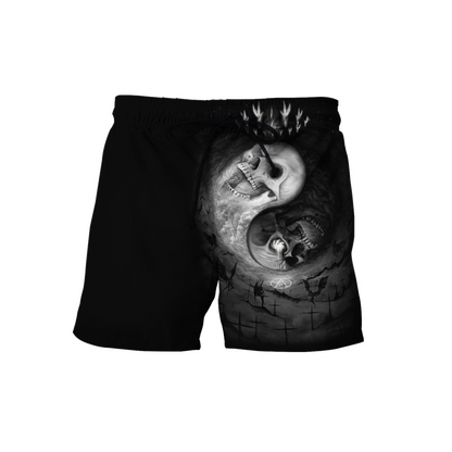 Yin Yang Skull Hoodie For Men And Women MH25012102