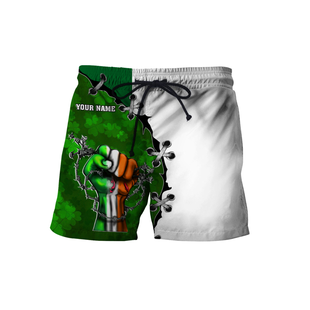 3D All Over Printed  Irish  St Patrick Day Unisex Shirts Custom Name XT