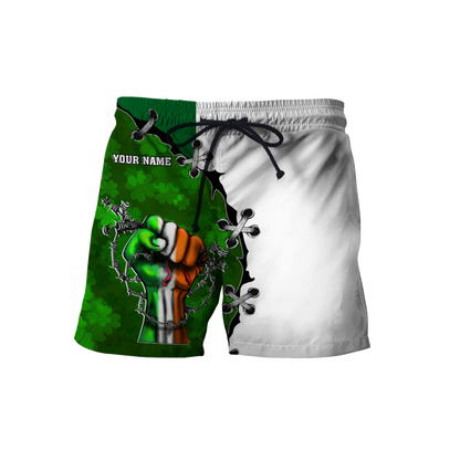 3D All Over Printed  Irish  St Patrick Day Unisex Shirts Custom Name XT
