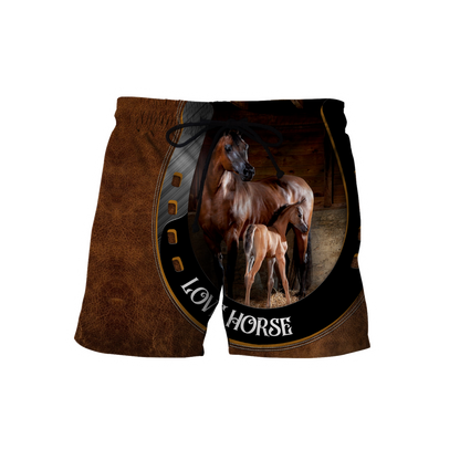 Love Horse 3D All Over Printed Shirts For Men And Women TN