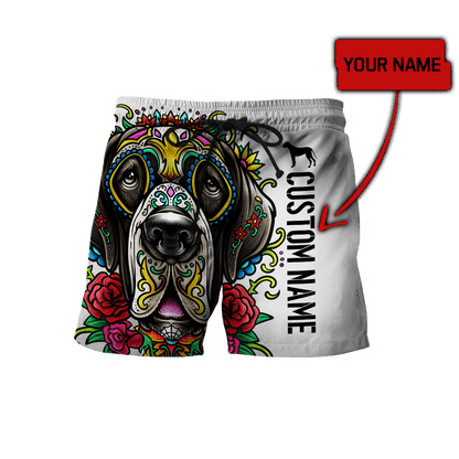 Customize Name Dog 3D All Over Printed Unisex Shirts