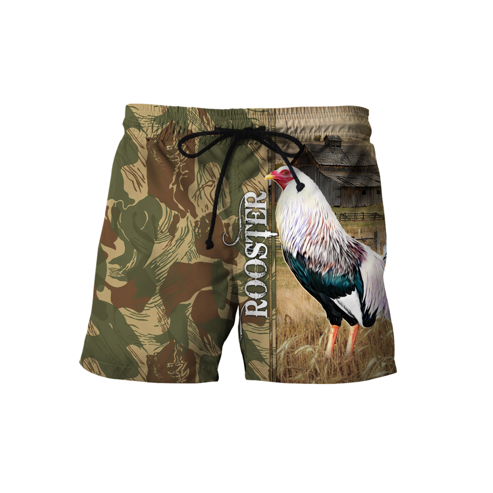 Premium Rooster 3D Printed Unisex Shirts