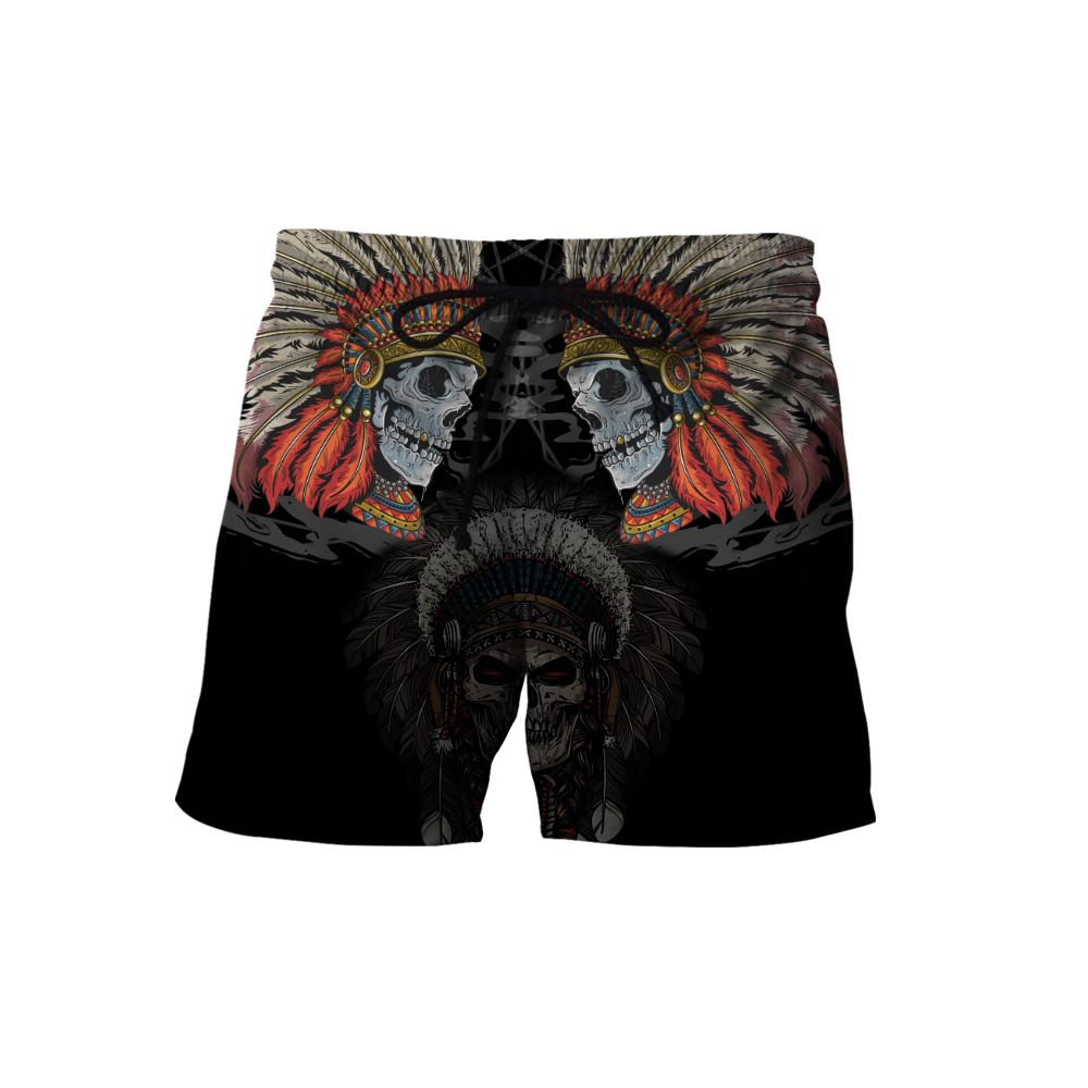 Native Skull 3D All Over Printed Hoodie Shirts For Men And Women MH09122003