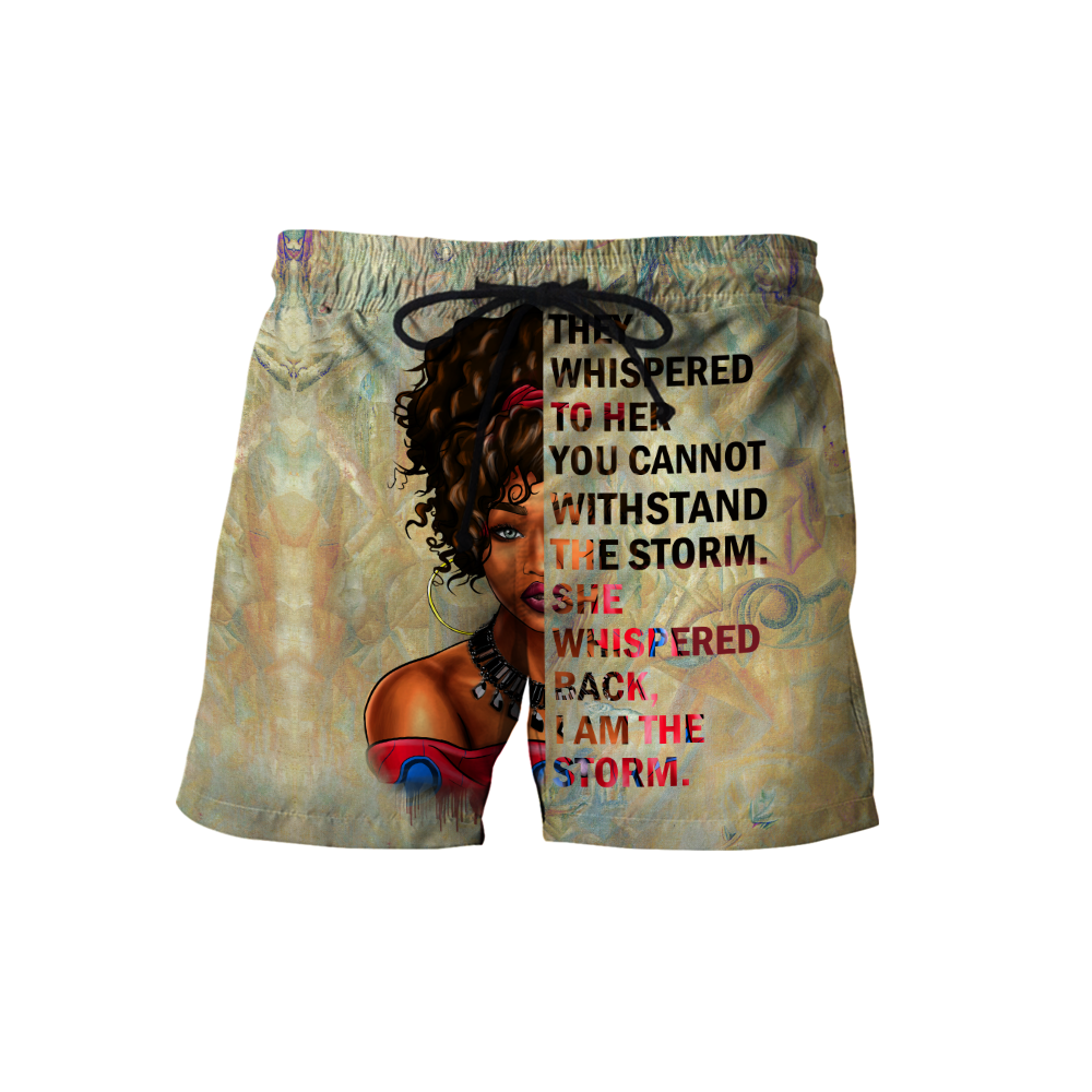 African They Whispered Girl Unisex Deluxe Hoodie ML