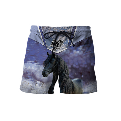 Beautiful Friesian Horse 3D All Over Printed Unisex Shirts MH23122004CL