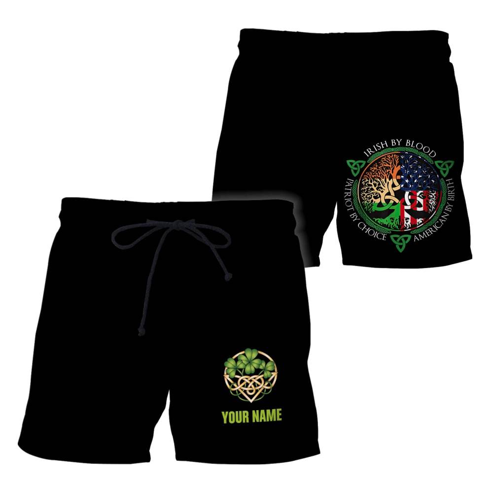 3D All Over Printed Irish  St Patrick Day  Unisex Shirts Custom Name XT
