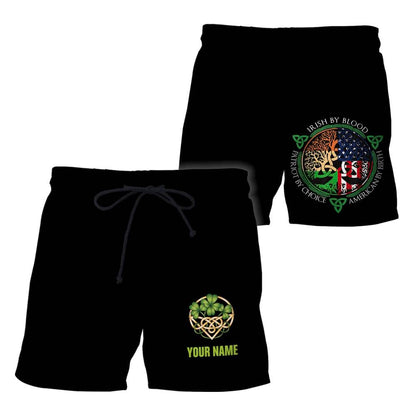 3D All Over Printed Irish  St Patrick Day  Unisex Shirts Custom Name XT