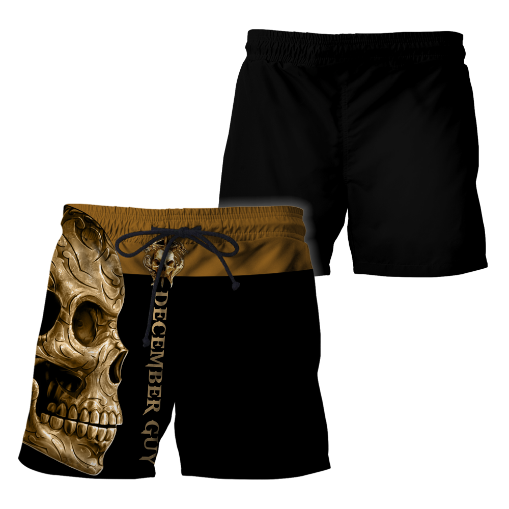December Guy Skull 3D All Over Printed Shirts For Men and Women