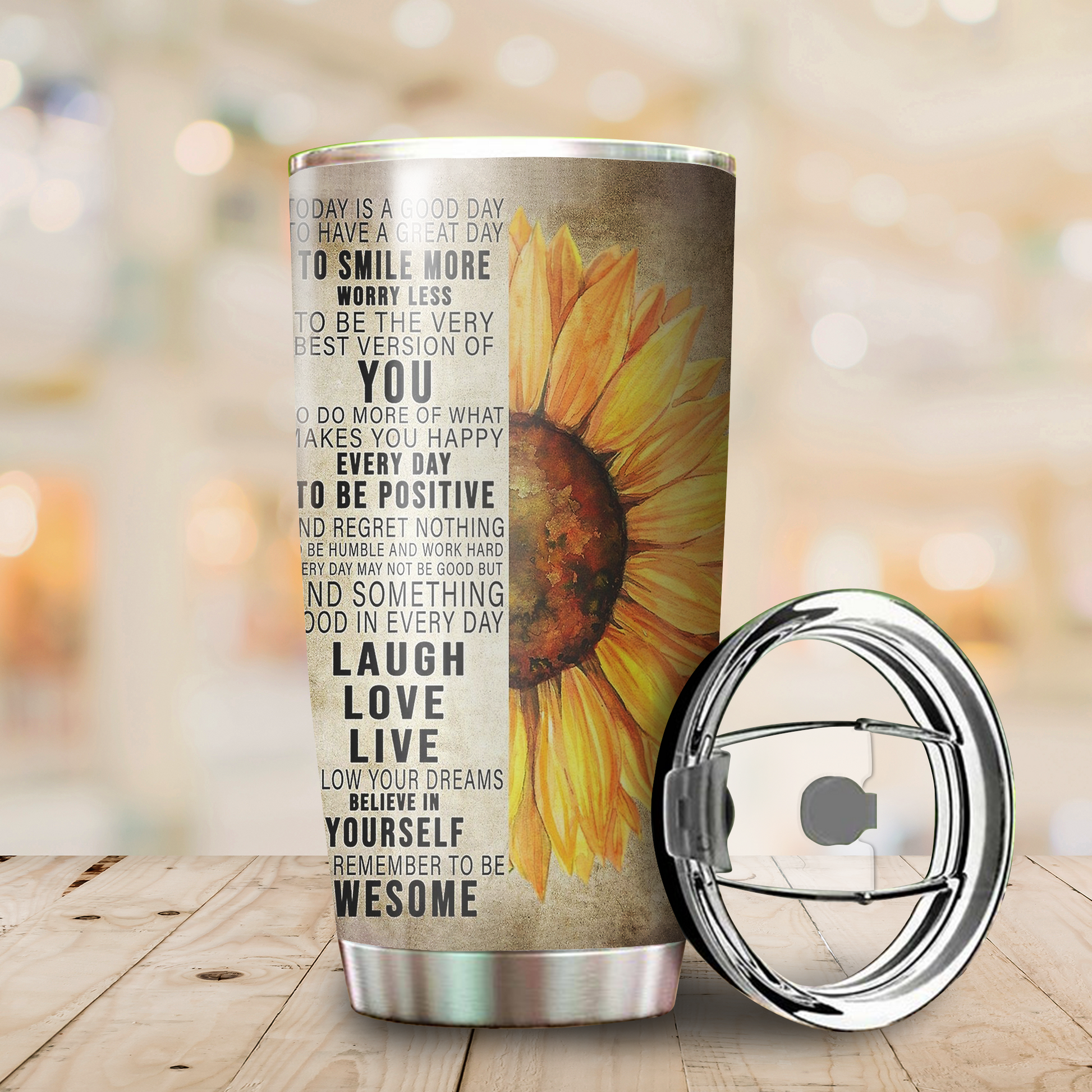 Hippie Limited Tumbler 20 Oz by SUN SU220304-SUN-Vibe Cosy™