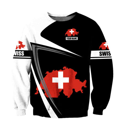 Switzerland Hoodie 3D All Over Printed Unisex Hoodie