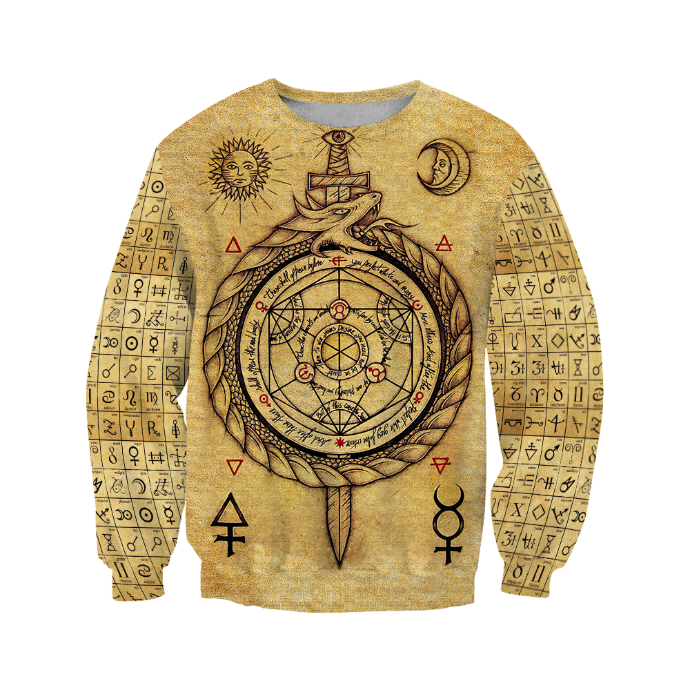 Alchemy 3D All Over Printed Shirts Hoodie JJ020101CHV