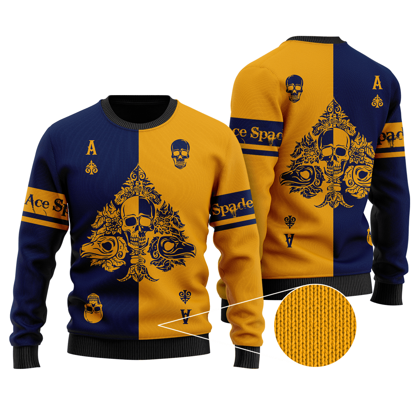 Ace Spade 3D All Over Printed Unisex Shirts