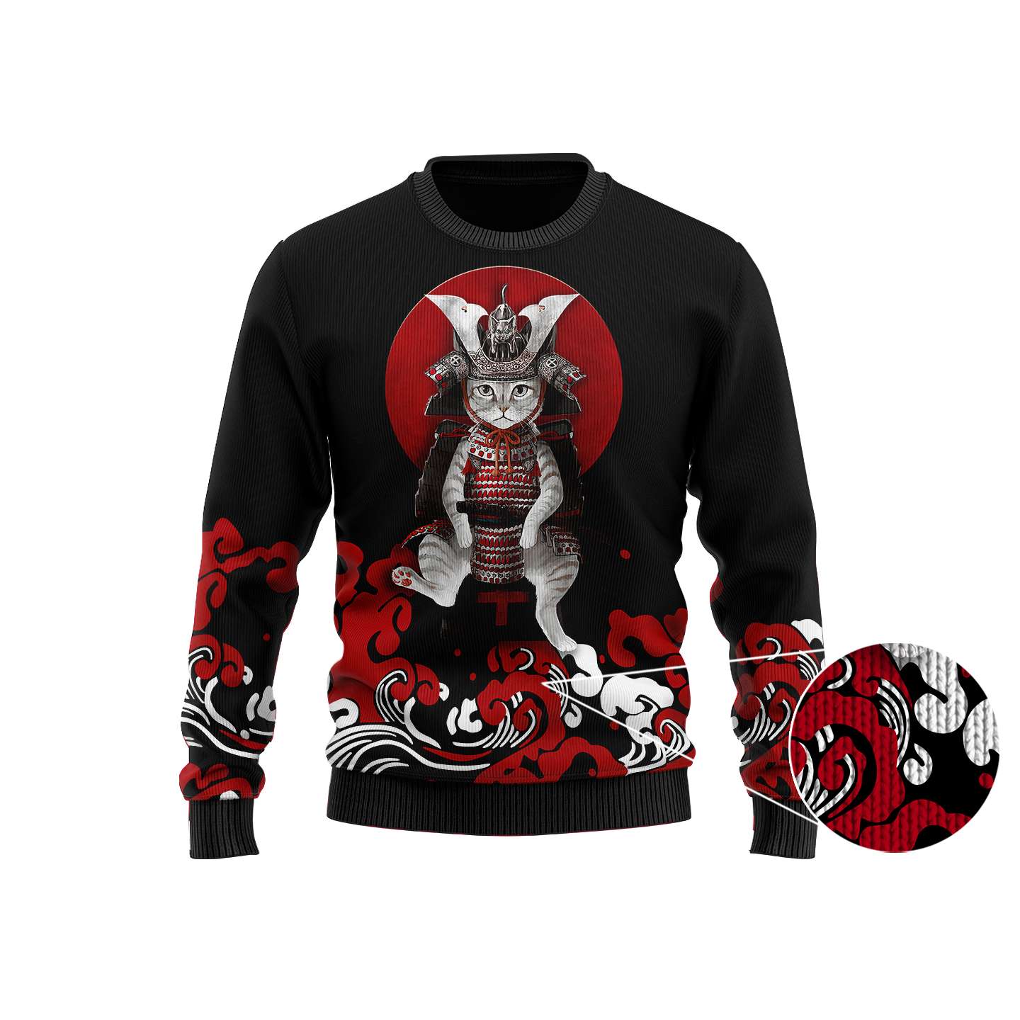 Cat Samurai 3D All Over Printed Unisex Shirts