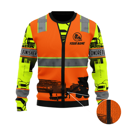 Concrete Finisher Not for the Weak Custom name 3D printed shirts