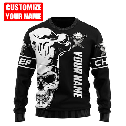 Custom Name Master Chef 3D All Over Printed Unisex Shirts