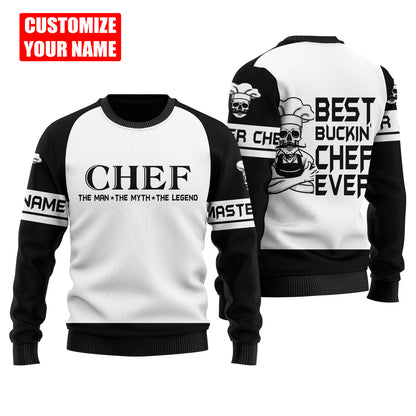 Custom Name Master Chef 3D All Over Printed Unisex Shirts