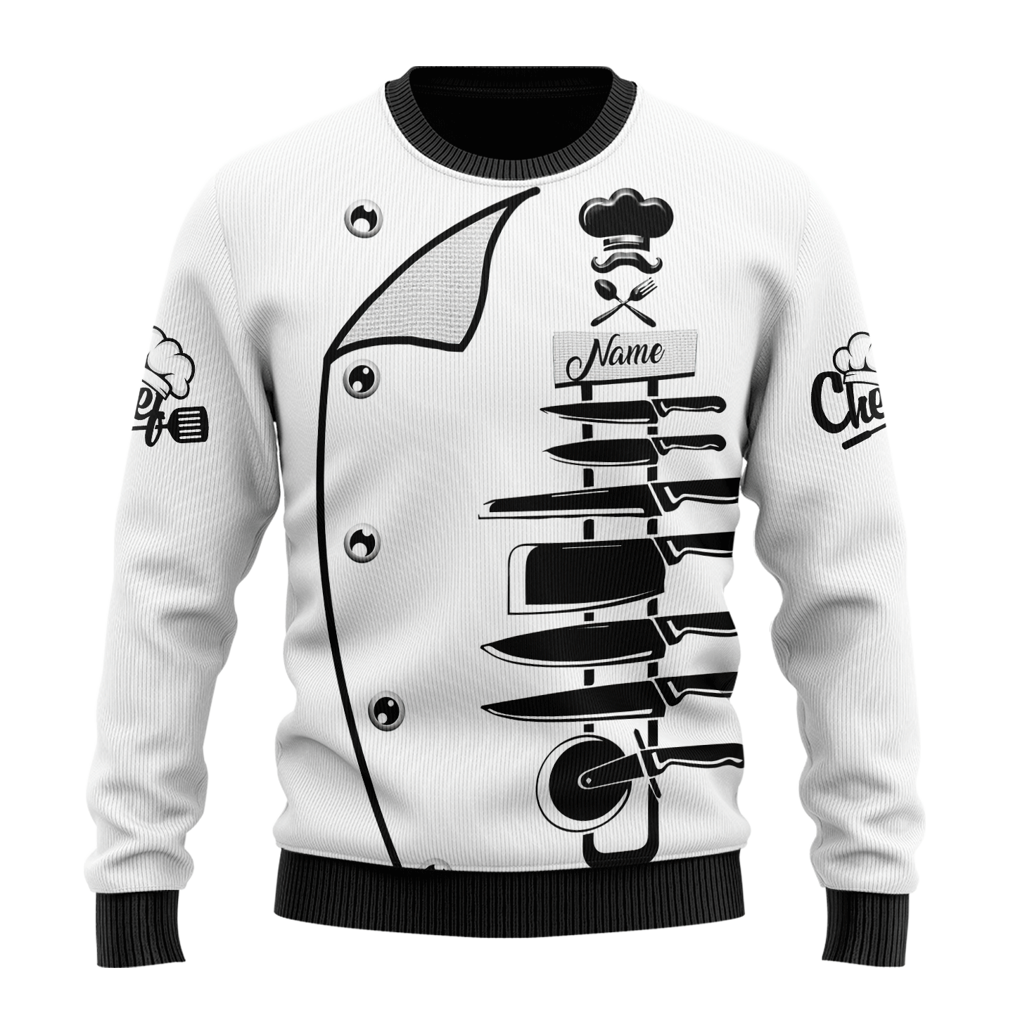 Custom Name Master Chef 3D All Over Printed Unisex Shirts