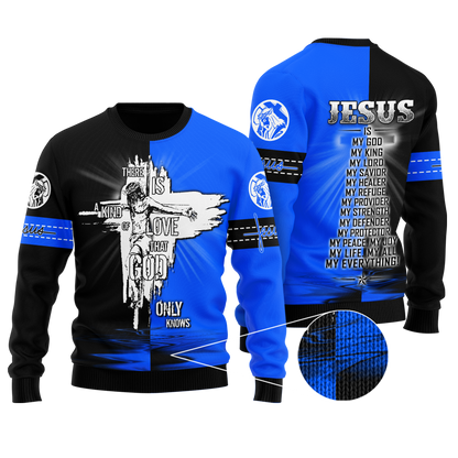 Jesus-There Is  A Kind Of Love That God Only Knows Jesus 3D All Over Printed Shirts