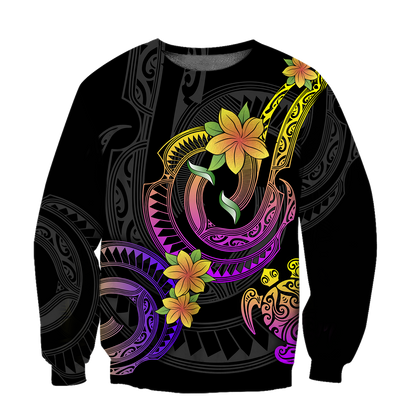 Amazing Polynesian Frangipani Flower Unisex Deluxe Hoodie ML