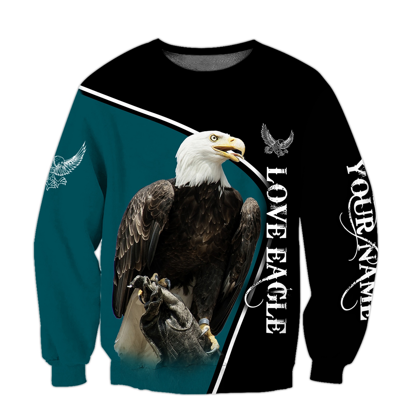Personalized Name Eagle 3D All Over Printed Shirts For Men and Women