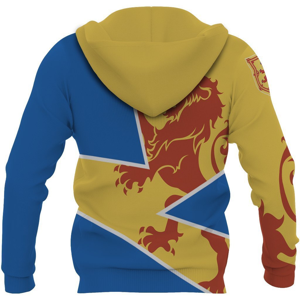 Scotland Hoodie - Scottish Royal Lion 1990s Cadmium Yellow NNK1525-Apparel-PL8386-Hoodie-S-Vibe Cosy™