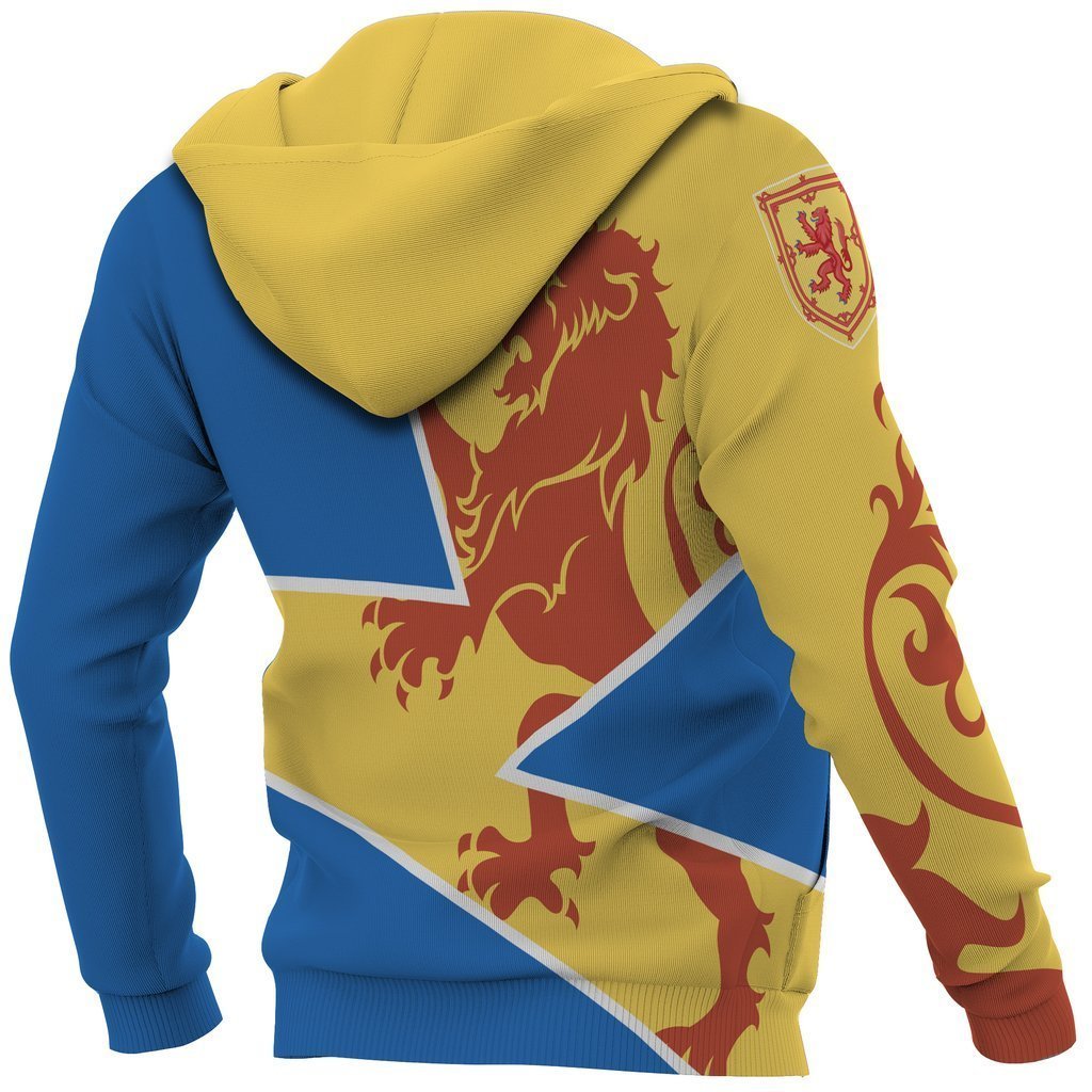 Scotland Hoodie - Scottish Royal Lion 1990s Cadmium Yellow NNK1525-Apparel-PL8386-Hoodie-S-Vibe Cosy™